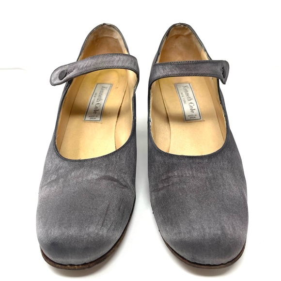 KENNETH COLE satin Mary Jane shoes, size 9.5, made in Spain - Picture 3 of 16